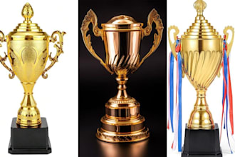 design 3d trophy, trophy design, award design,3d printing 3d model printable stl