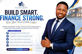 write house developers commercial builders business plan cash flow bank loan