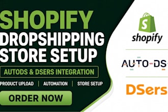shopify dropshipping store autods dsers dropshipping website product listing