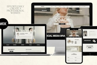 wix redesign website redesign wix website design landing page design