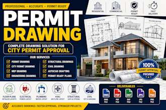 do permit drawing city permit drawing mep drawing engineering drawing