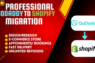 copyclone your european godaddy website to shopify ecommerce migrate  to shopify