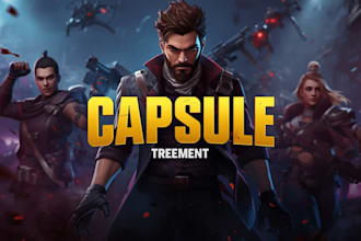 create professional steam store assets and capsule art