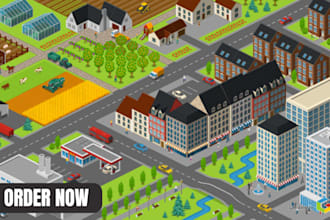 design custom tourist map and city guide for easy visitor navigation