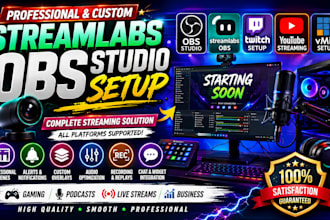 streamlabs obs studio setup obs overlay twitch setup vmix youtube streaming