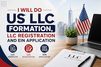 do US llc formation, llc registration and ein application
