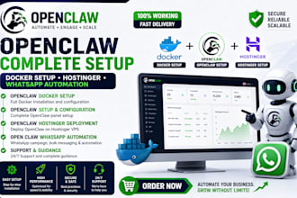 openclaw docker openclaw setup openclaw hostinger open claw whatsapp automation