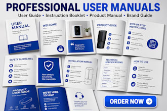 design user guide, user manual booklet, product user manual, product guideliness