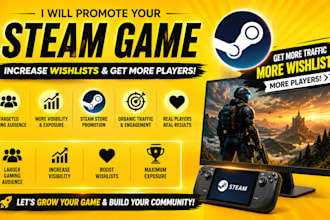 do steam game promotion, steam wishlist steam game marketing indle game
