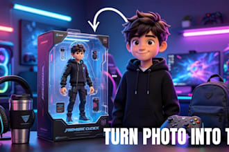 turn your photo into a realistic ai action figure toy