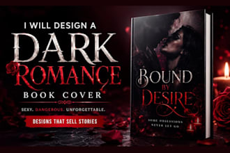 design a dark romance book cover that sells on amazon KDP