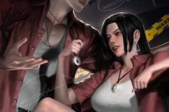 draw everything you desire, dnd, oc, fanart, full cg