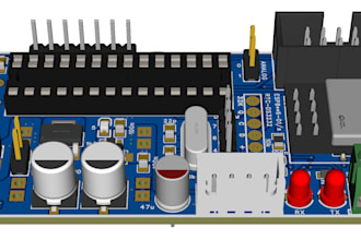 do professional or custom pcb layout design, and schematics layout in easyeda