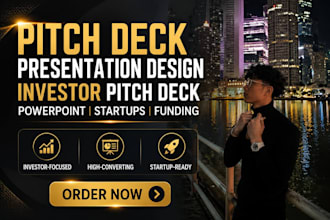 pitch deck presentation design investor pitch deck powerpoint startups funding