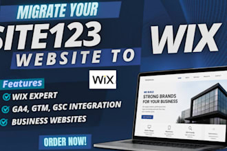 migrate your site 123 website to wix move your site 123 website to wix migration