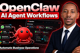 create openclaw ai agent automation workflows for business operations