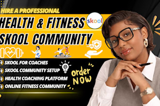 set up and design your health and fitness skool community