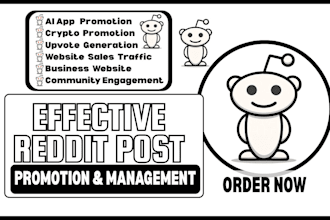 promote ai business website crypto app product saas company via reddit seo post