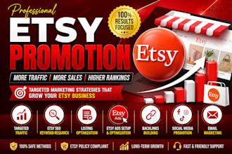 etsy store promotion etsy marketing and etsy sales growth