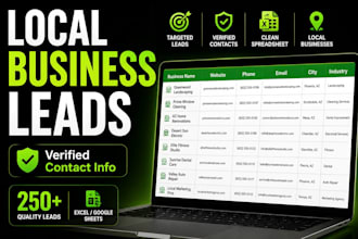 build targeted local business lead lists with verified emails