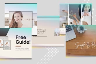 design editable canva ebook, lead magnet and branded PDF workbook