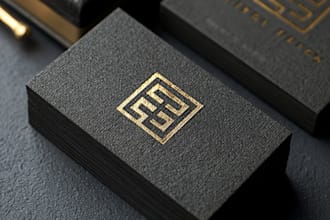 create luxury business card design