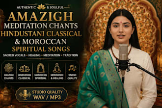 sing amazigh meditation chants hindustani classical and moroccan spiritual songs