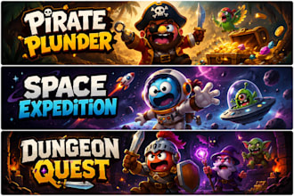 design steam capsule banner game poster steam artwork
