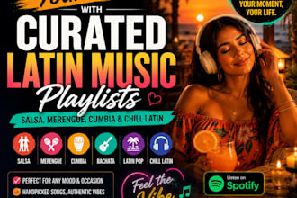 elevate your mood with curated latin music playlists