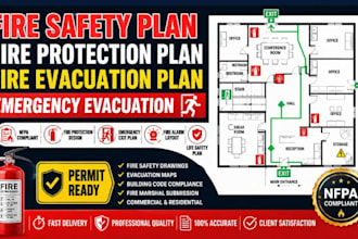 fire safety plan fire protection plan fire evacuation plan emergency evacuation