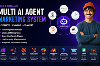 build multi ai agent klaviyo mailchimp activecampaign hubspot n8n claude ai