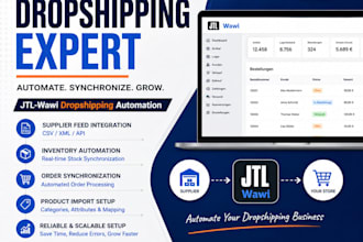 jtl wawi dropshipping automation supplier sync ecommerce erp online shops seo