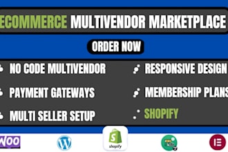 design ecommerce multivendor website for shopify redesign shopify marketplace