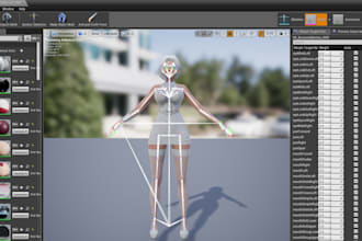 character rigging for realistic model, game rig, facial rigging cloth rigging