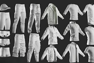 second life 3d clothing mesh rigging, marvelous designer clo 3d  3d garment