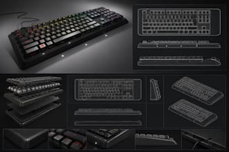 design ergonomic keyboard, gaming keyboard and custom mechanical keypad