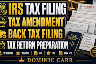 irs tax filing tax return preparation tax amendment back tax filing