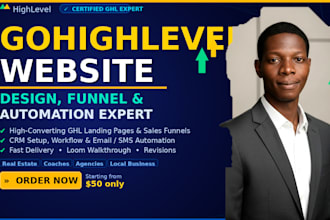 gohighlevel website builder ghl landing pge design funnel builder