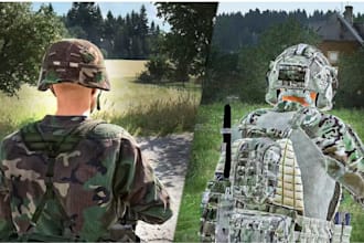design a complete arma reforger server with experience base on loadout