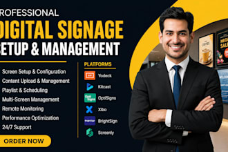 setup engaging digital signage menu board via yodeck kitcast optisigns xibo