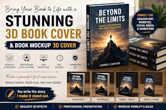 make 3d book cover book mockup 3d cover