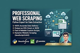 be your python web scraper for data extraction