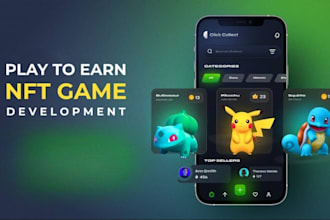 develop multiplayer unity 3d game, nft games, play2earn crypto games
