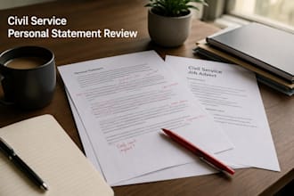 write or review your UK civil service CV