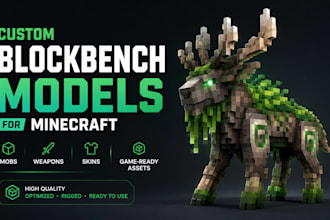 make high quality models in blockbench