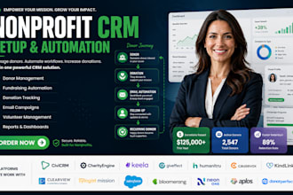 setup non profit crm civicrm charityengine keela giveffect humanitru causevox