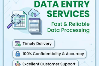 do professional data entry and copy paste work