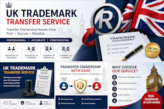 assist with UK trademark ownership transfer and assignment filing