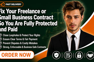 fix your freelance or small business contract so you are fully protected
