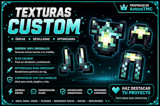 create custom minecraft texture and resource packs